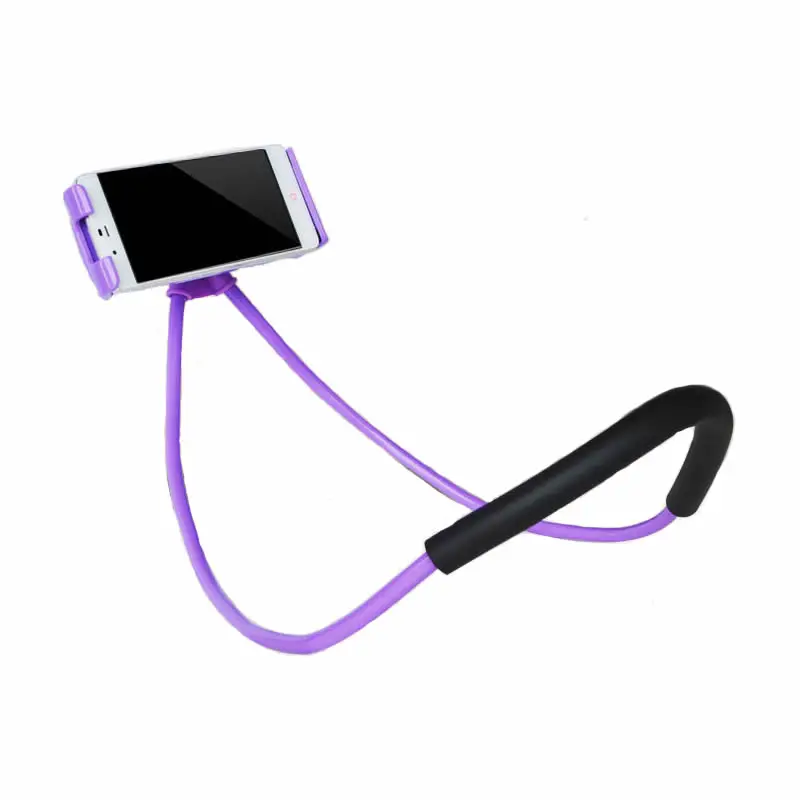 Lazy Bracket Universal 360 Degree Rotation Flexible Phone Selfie Holder Snake-like Neck Bed Mount Anti-skid For iPhone Android