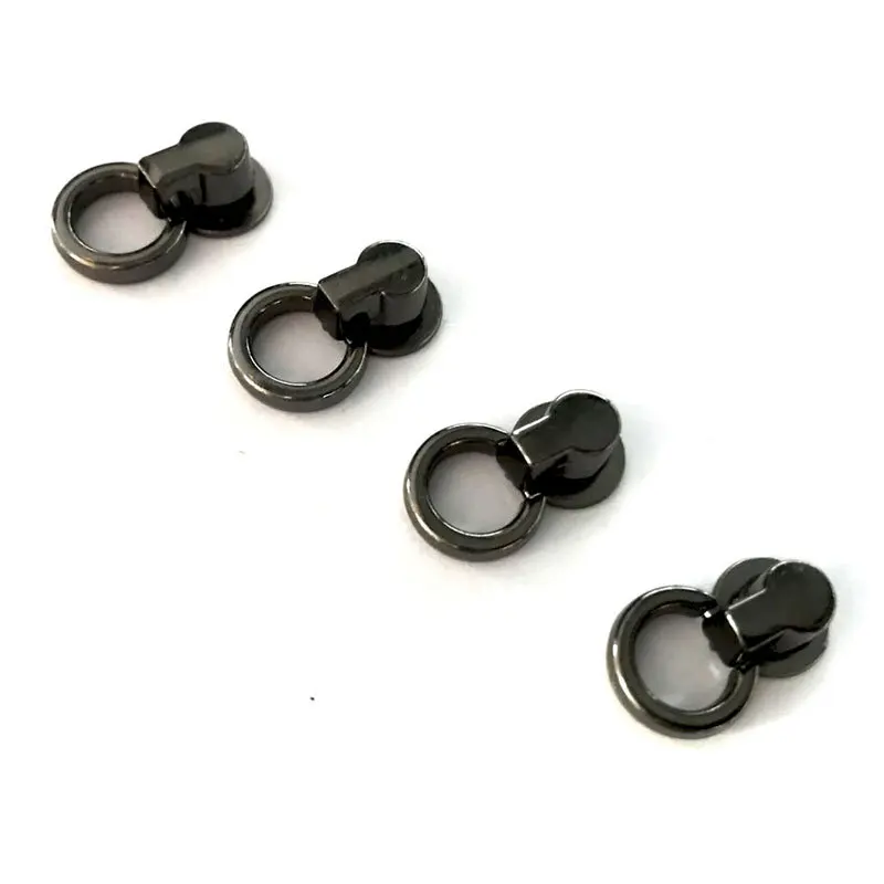 20Pcs Four-color copper pull ring rivet  with pull ring garment rivet studscrews for bag hat shoe leather chocker phone case diy