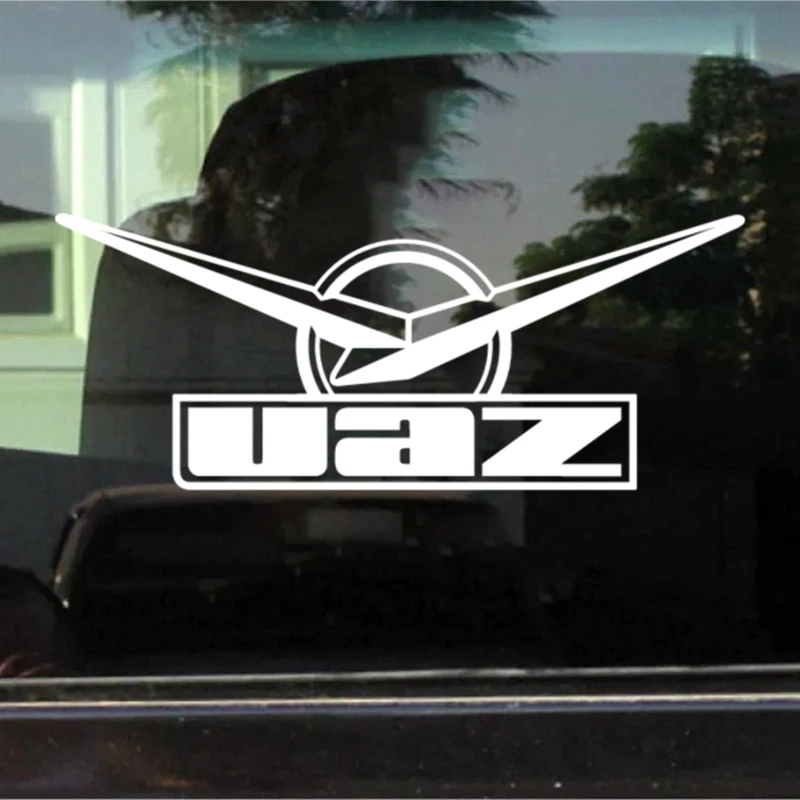 CK2158#Various Sizes UAZ funny car sticker vinyl decal white/black car auto stickers for car bumper window car decorations