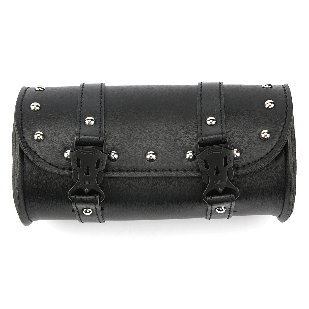 

Universal Black Motorcycle Saddlebag Roll Barrel Tool Bag for Harley Racing Motorcycle Tail Bags Handlebar Bar Saddlebag