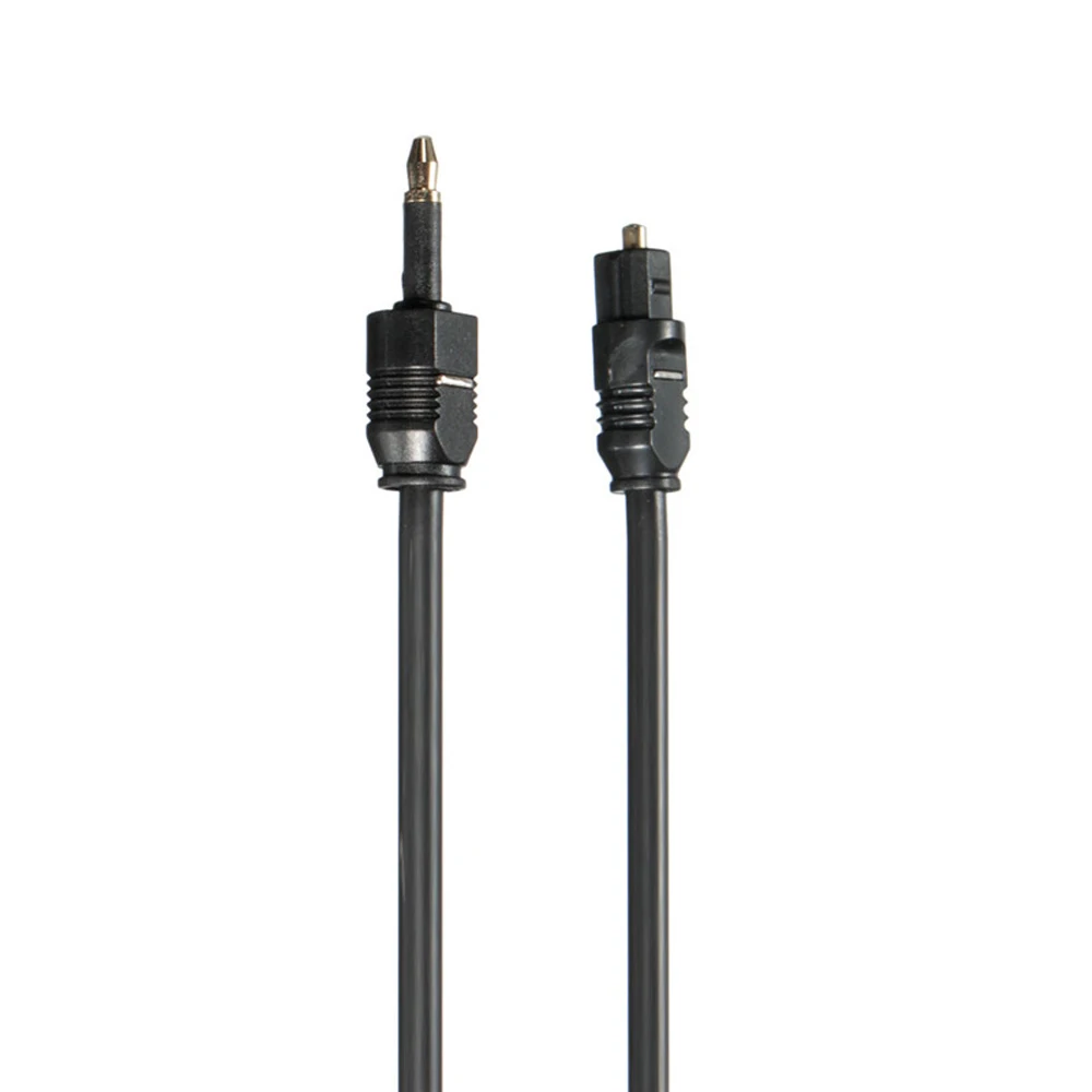 High Quality Practical 1m Toslink to Mini 3.5mm Plug Digital Optical Audio Cable SPDIF Optic Fiber Line