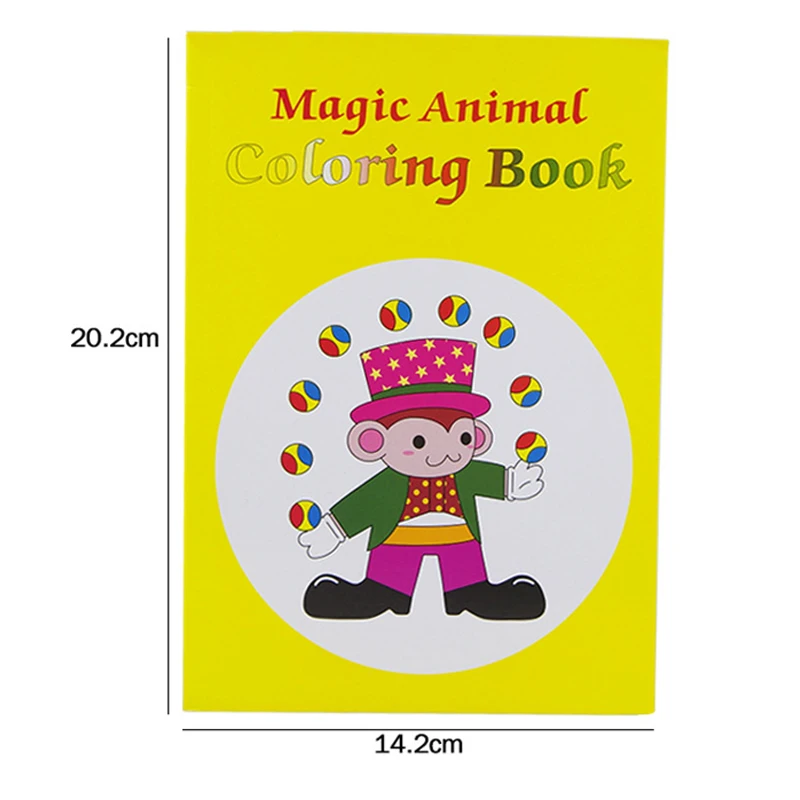 A Fun Magic Coloring Book Medium (20.2*13.5*0.7cm) Magic Tricks Fun Close Up Magia Mentalism Illusion Gimmick Props Classic Toys