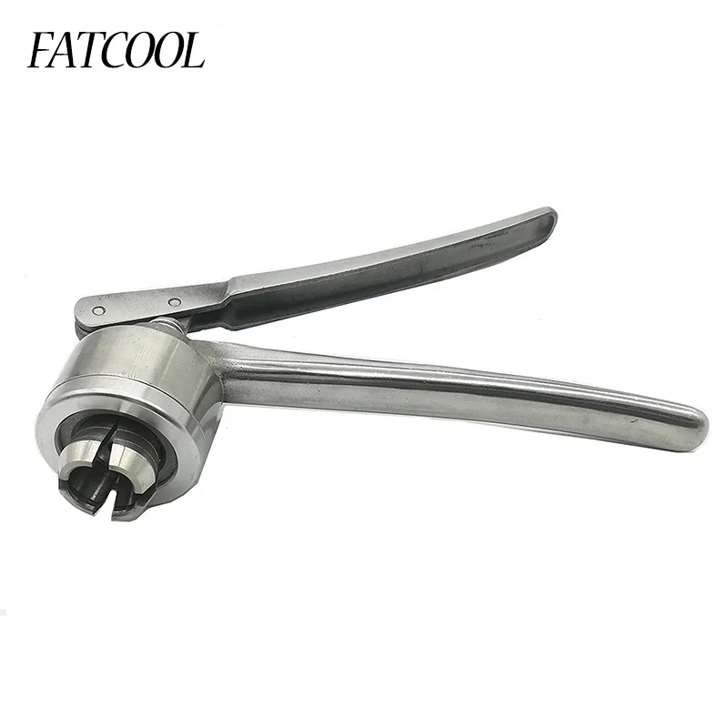 FATCOOL 1pc New Stainless Steel Manual Vial Crimper Hand Sealing Machine For Crimping 13mm/20mm Flip Off Caps