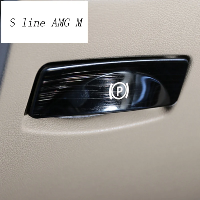 Car styling The foot brake release switch Auto decoration Covers Stickers Trim for Mercedes Benz R Class W251 R300 320 350 400