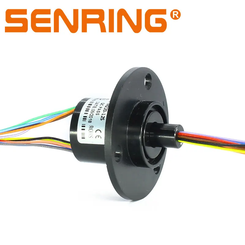 6/12/18/24 Circuits Signal 2A with OD 22mm Mini Slipring Length 19mm-40mm Capsule Slip Ring