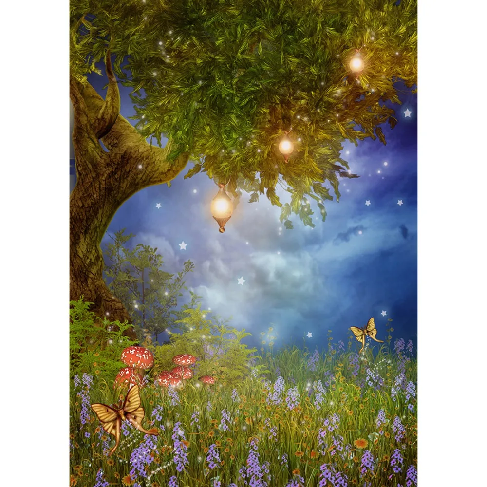 Arrière-plan de photographie d'herbe légère d'arbre, accessoires de séance Photo, arrière-plan de Portrait d'enfant, de nouveau-né, de Studio Photo