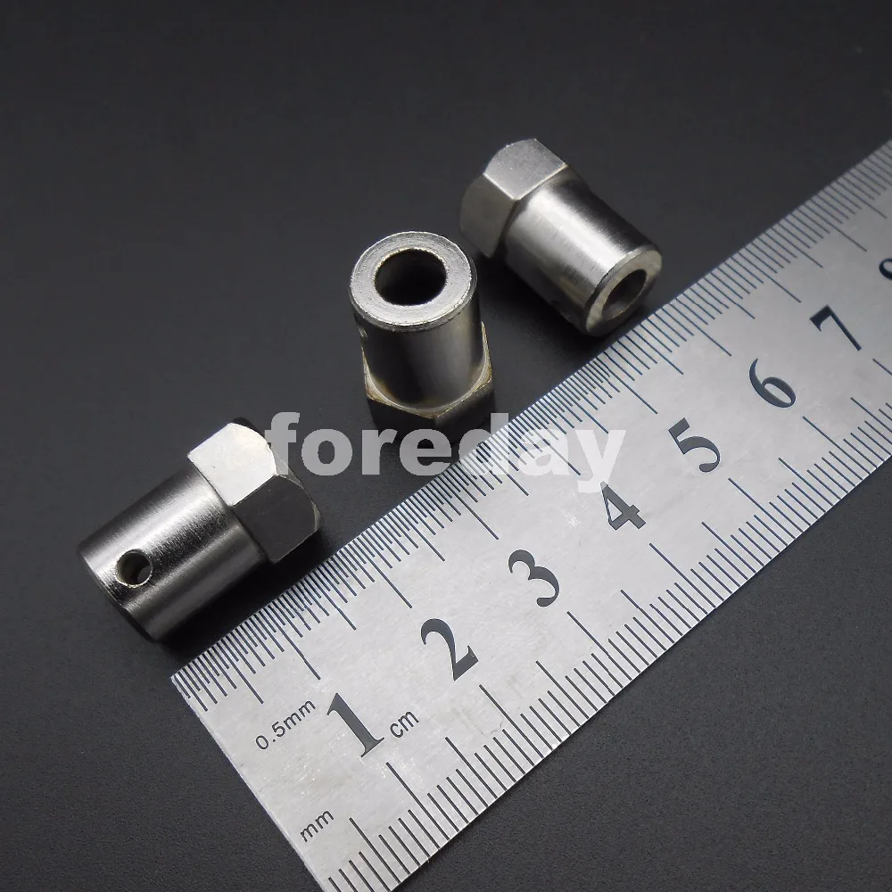 

10PCS M6 Iron electroplating Wheel Shaft Motor Hexagonal HEX Coupling Coupler L:12mm+2 spanners wrench 6MM 10PCS/LOT*FD429X10+4