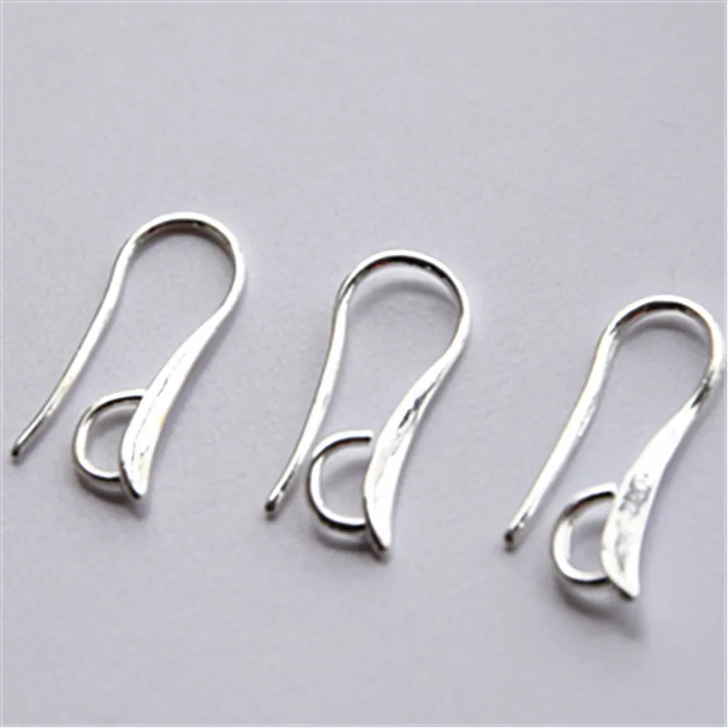 

Free 20PCS DIY Making 925 Sterling Silver Jewelry Findings Hook Earring Pinch Bail Ear Wires For Crystal Stones Beads FY-05