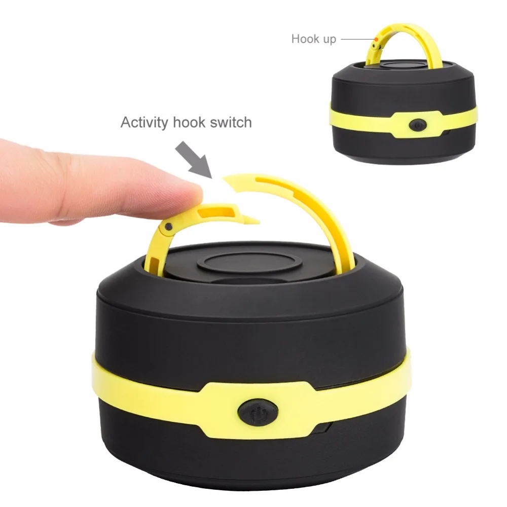 Retractable Camping Lights LED Flashlight Outdoor Portable Lantern Mini Tent Light Emergency Lamp Pocket Torch