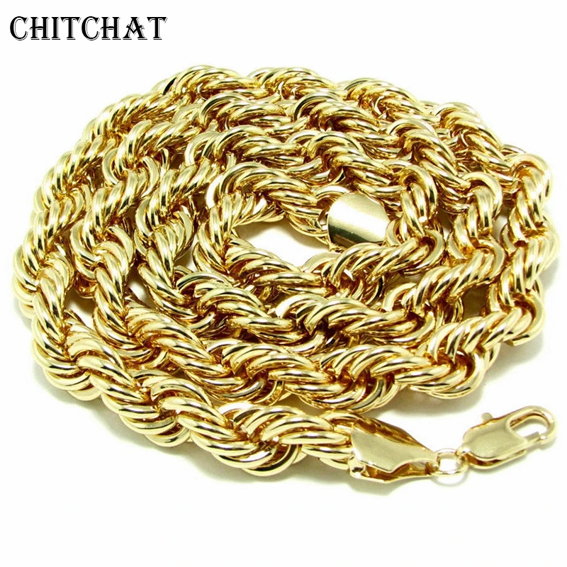 10MM Mens Necklace Chain Wholesale Twisted Singapore 90CM 36inch Chain Man Neck Accessories ketting