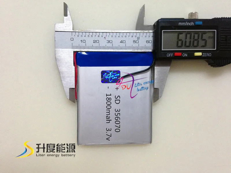 

Big size lipo batteries 3.7v 1800mahrechageable lithium ion Tablet polymer battery 356070