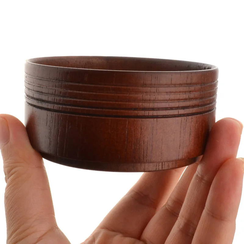 

Wooden Shaving Bowl Large Capacity Barber Male Face Beard Cleaning Soap Bowl for Men's Shaving Brush Shaving Mug Cup Tool