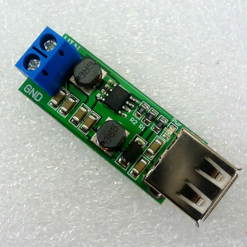 2 Pcs DD1205UA USB DC-DC Boost Buck Step Up Step Down Converter Input 1-6.5V Output 5V Power Supply Module