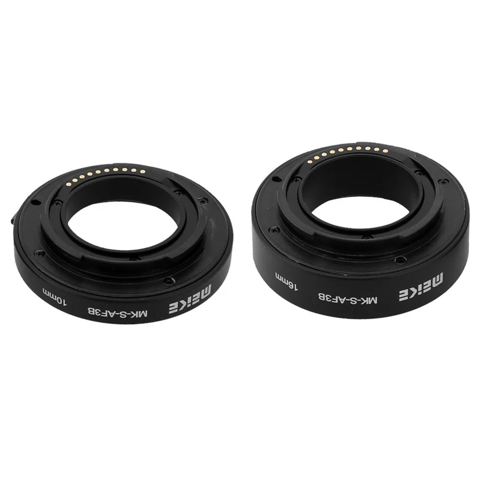 Meike MK-S-AF3-B Plastic Extension Tube Dicht Schot Adapter Ring Lens Voor Autofocus Sony Nex Micro Dslr 10Mm 16mm E-Mount Camera