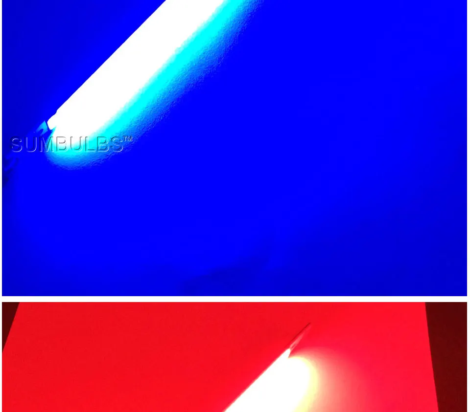 [Sumbulbs] 200 x 10 mm 0422 10 W LED-Licht COB-Streifenlampe DC 12–14 V 1000 lm grün gelb rot blau warmweiß reines weißes Balkenlicht – Detail 15