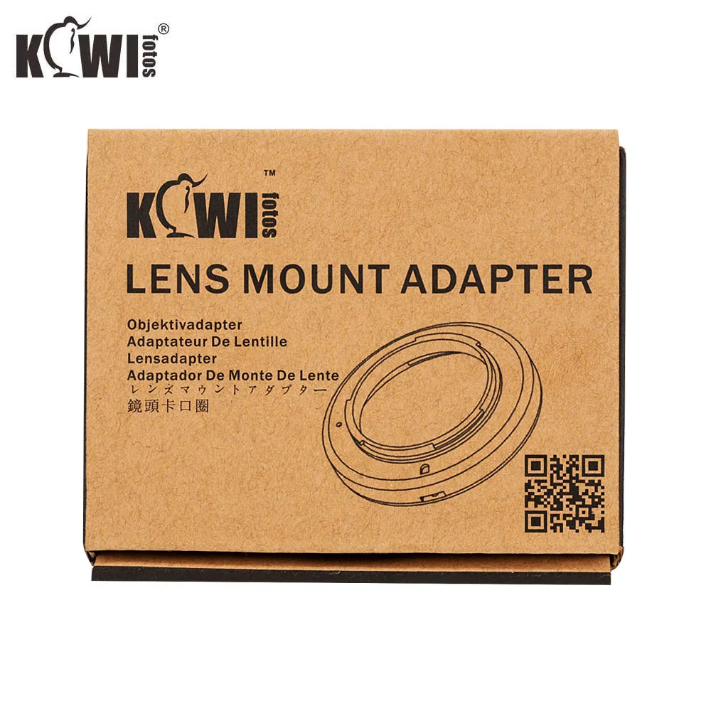 KIWIFOTOS LMA-NK_CRF Ống Kính Cho máy Nikon F Gắn Ống Kính cho Canon RF Gắn Thân Hợp Kim Nhôm + Đồng