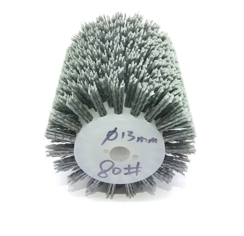 120*100*13mm fio de náilon escova de madeira abrasivos roda de escova de fio para 9741 lixadeira de roda polimento de móveis de madeira