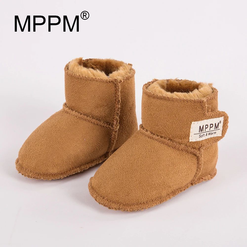 MPPM Baby Snow Boots for Winter Infant First Walker Soft Sole Girls Baby Booties Boy Baby Boots 6-24M