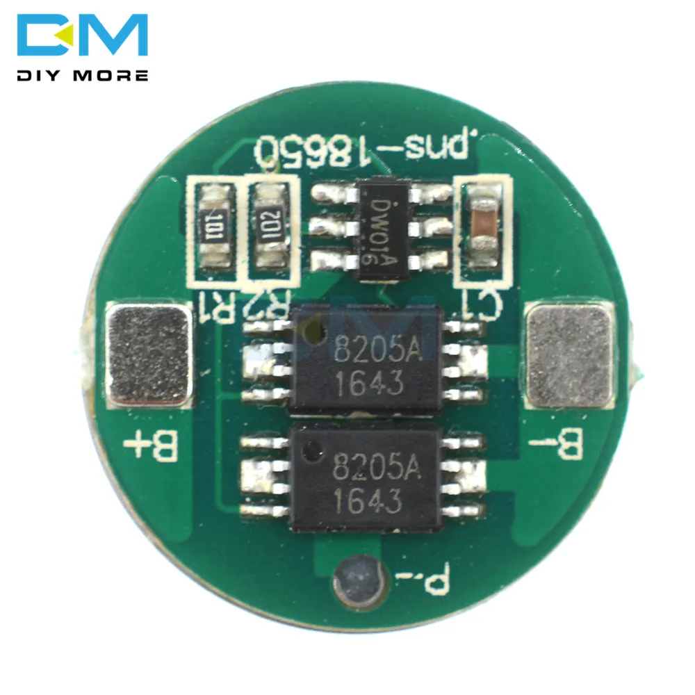 5PCS Dual MOS Battery Protection 18650 Lithium Li-ion Battery High Voltage Detection Circuit Module Board Overcurrent Detection