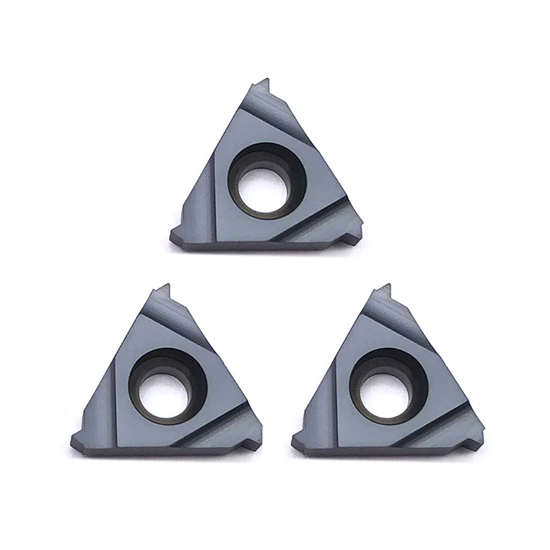 10 pieces 16ER 16IR 0.5ISO 0.75ISO 1.0ISO 1.25ISO 1.50ISO 1.75ISO 2.0ISO BMA threaded insert CNC carbide thread turning tool