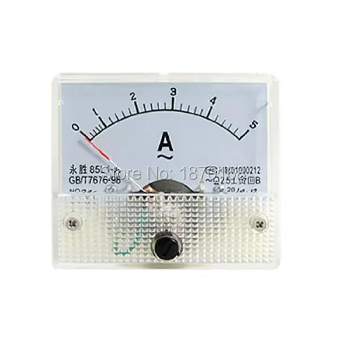 AC Analog Meter Panel 5A AMP Current Ammeters 85L1 0-5A Gauge