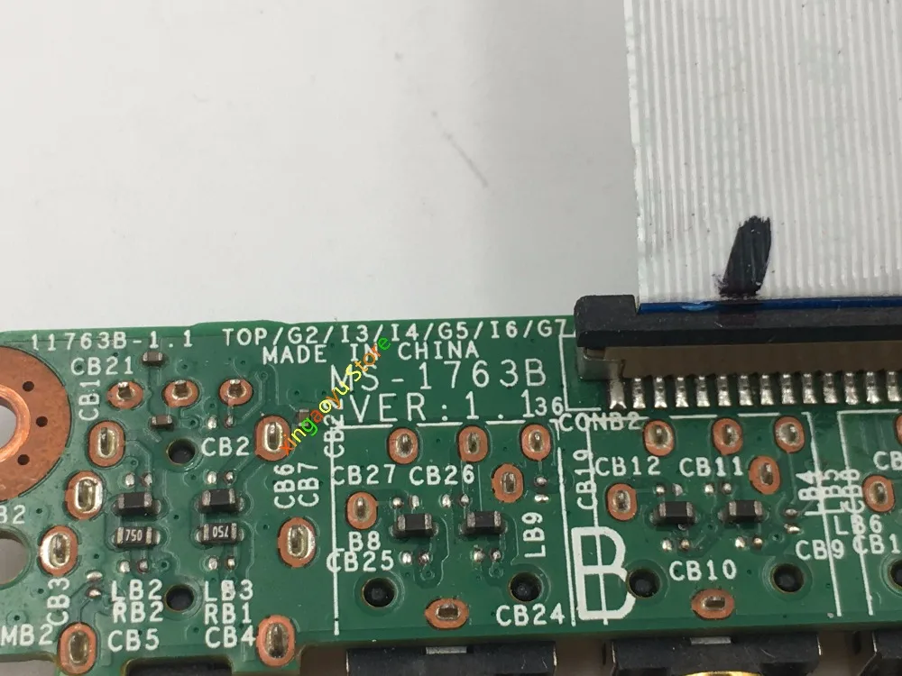 MS-1763B FOR MSI GT70 SERIES MS-1763 Audio Board with Cable MS-1763B EVR1.1