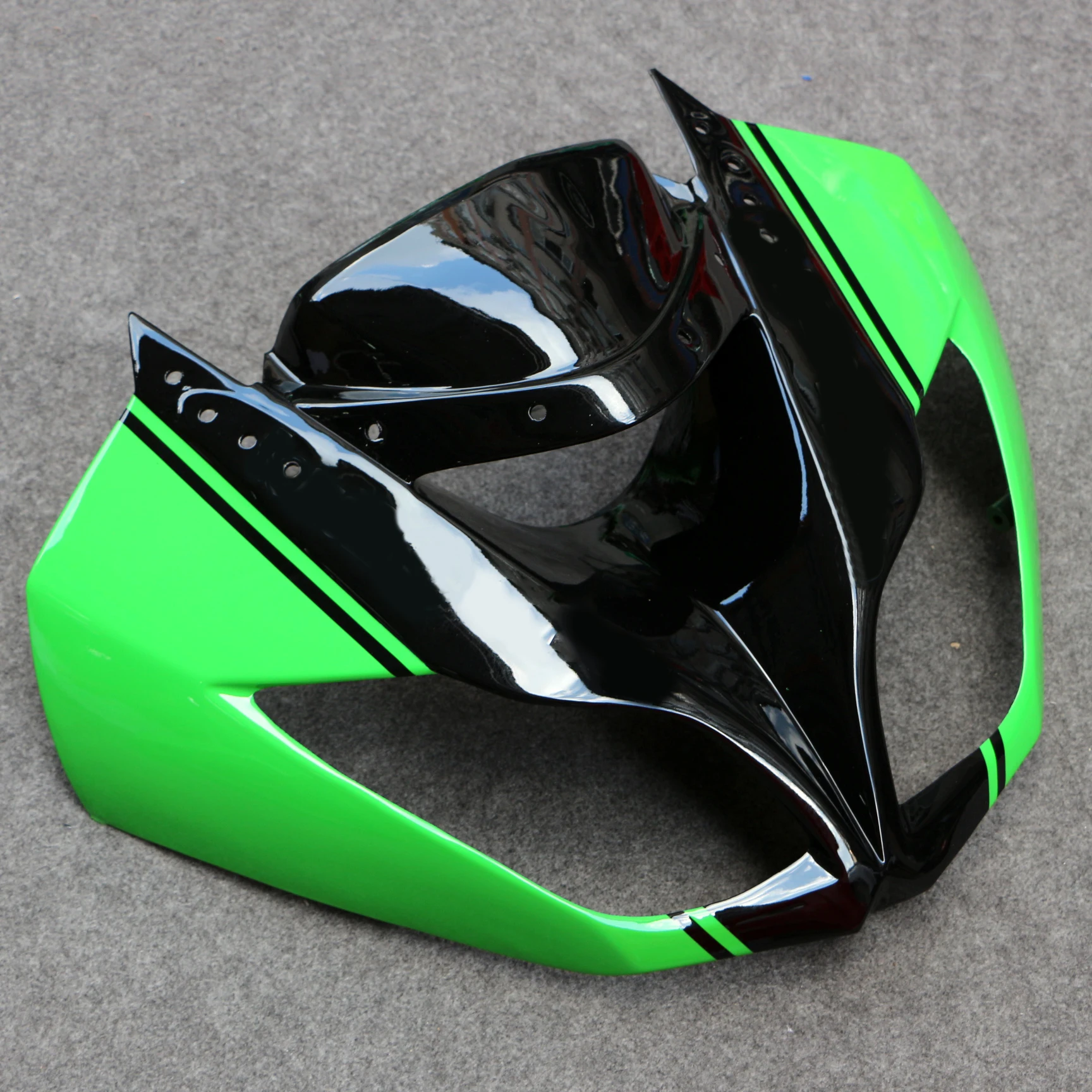 

Front Upper Fairing Headlight Cowl Nose Fit for 2009-2012 10 Kawasaki Ninja ZX6R