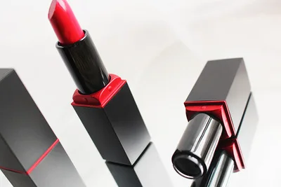 Empty Square Lipstick Tube Red/Black Color, Empty Red Lipstick Case,DIY Black Lipstick Container 200Pcs/Lot