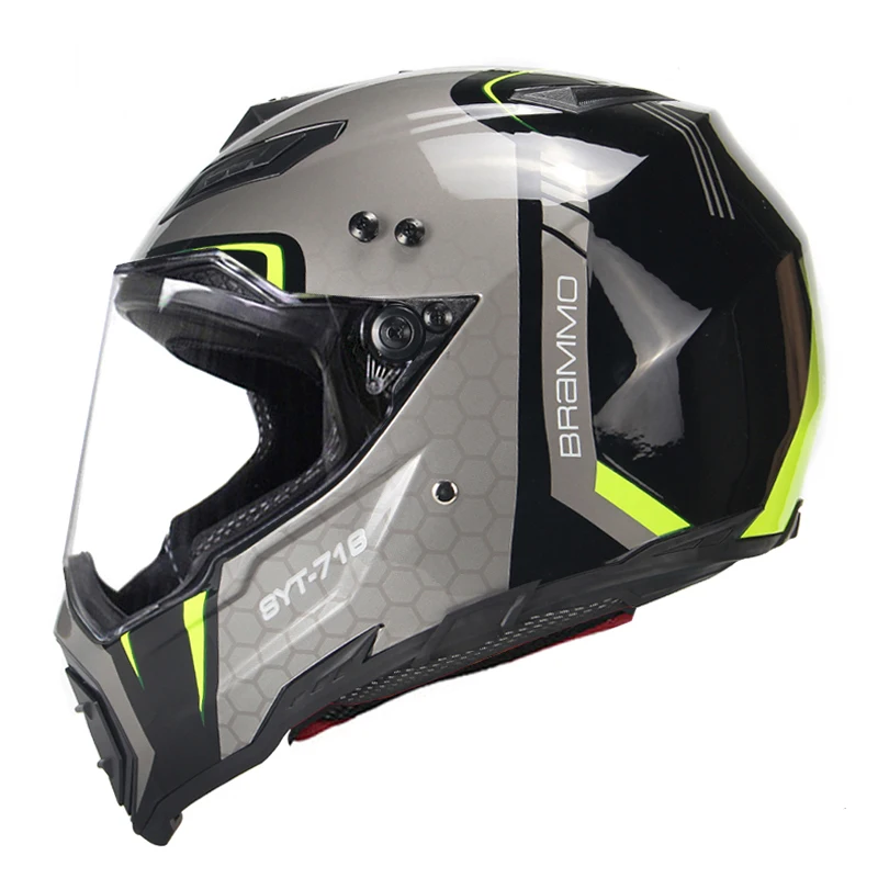 Motorcycle Full Face Helmet Modular Replacement Visors Sun Shields Lens Accessory 3 olours for helmet SYT-716 image 4