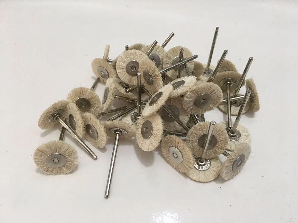 

Free Shipping China Polishing Wheels 144pcs/box Jewelry Rotary Polishing Brush Mounted Goat Hair Wheel Brush