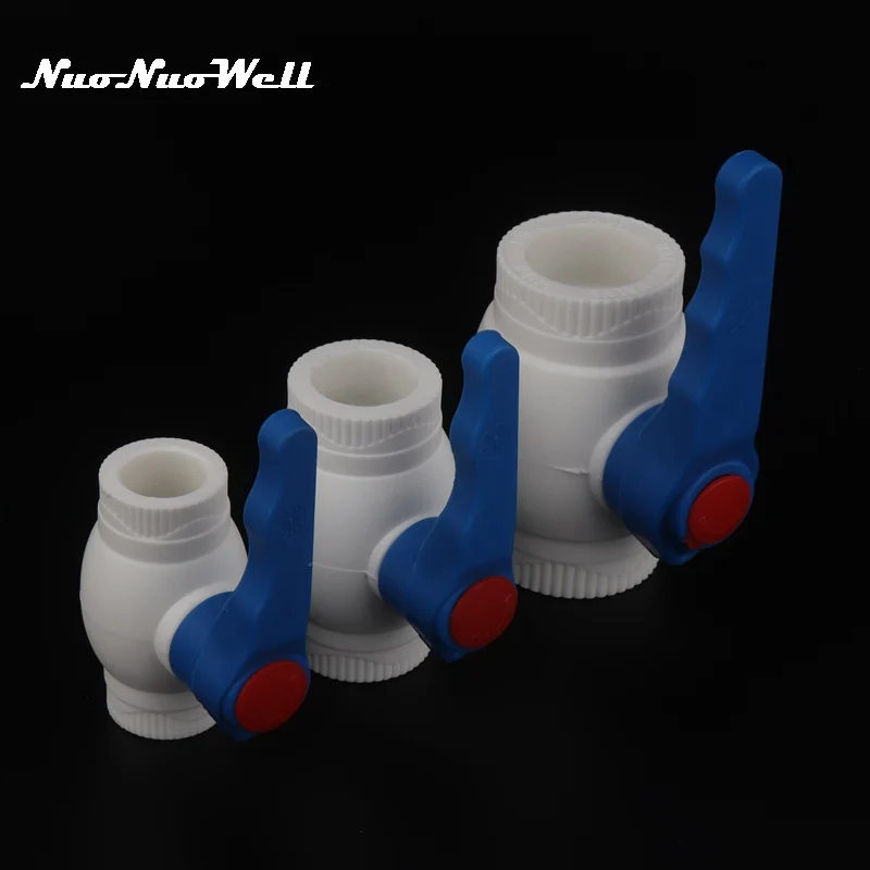 PPR Ball Valve Water Pipe, Water Stop Connector, Plumbing Fittings, Running Water Pipe, Inner Diameter 20mm, 25mm, 1Pc