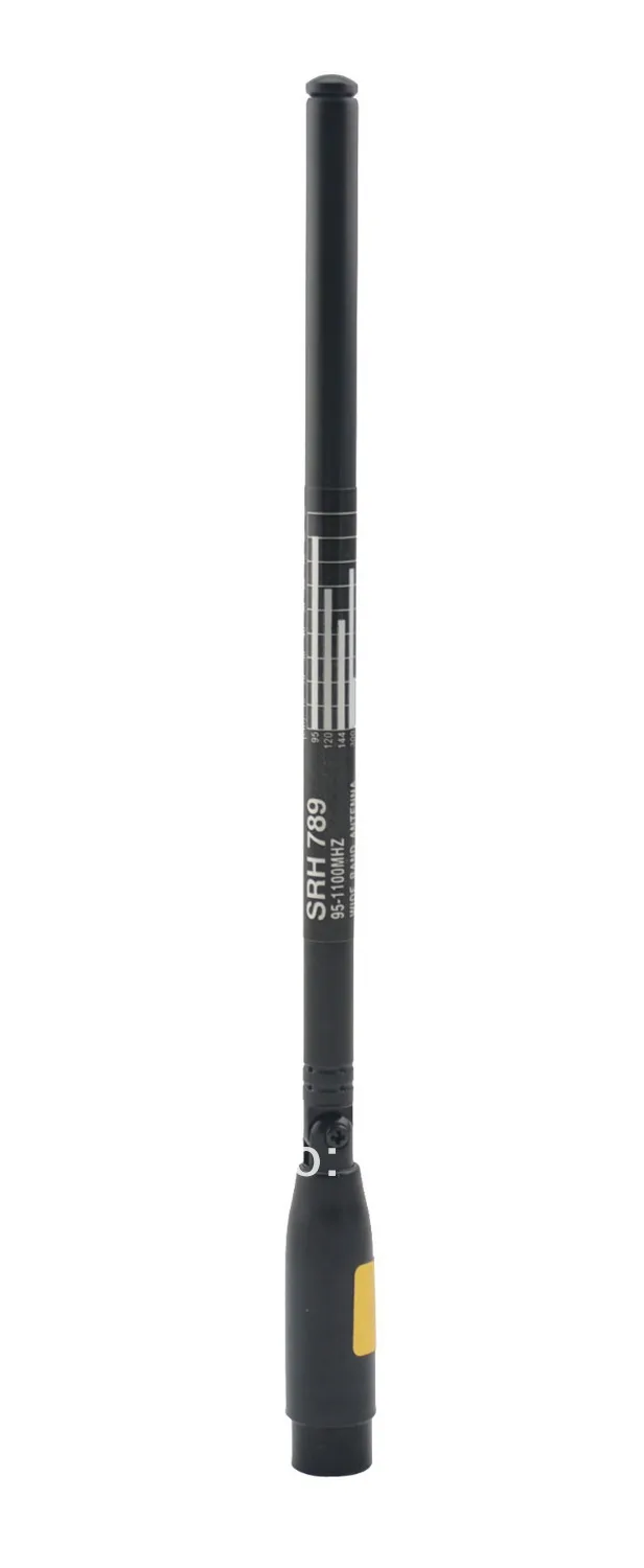 SMA-Male Harvest SRH789 wide band 95-1100MHz Foldable Structure Telescopic Antenna 2.15dB(95-300MHz)/3.2dB(300-1100MHz)