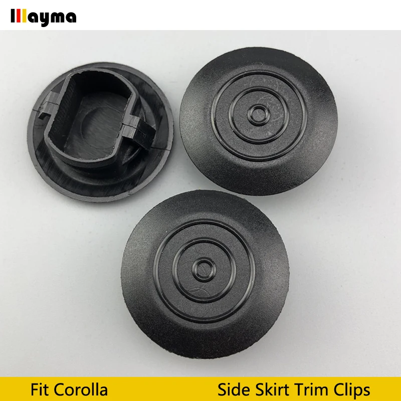 

20pcs Auto car plastics clip For TOYOTA Corolla side skirt trim clips Camry door clip Vios fender drainage hole cover