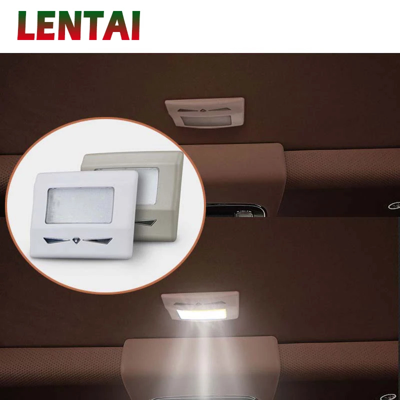 LENTAI For Toyota corolla 2008 Honda civic 2006-2011 Chery Car Interior Wireless Reading Light Roof Celling Magnetic LED Lamp