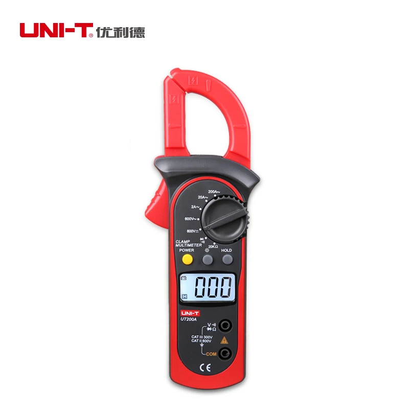 UNI-T UT200A Digital AC DC Clamp Meter 4000 Counts Electrical Current Voltage Tester with High Performance