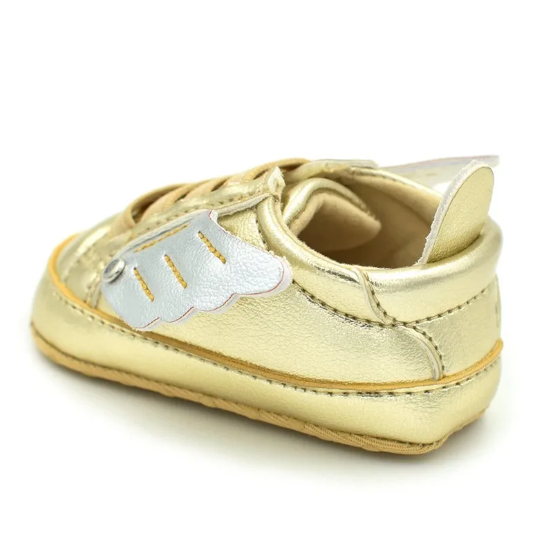 COOTELILI First Walkers PU Leather Baby Girl Shoes Moccasins Shoes  Wing Fringe Soft Soled Non-slip Footwear Crib Shoes