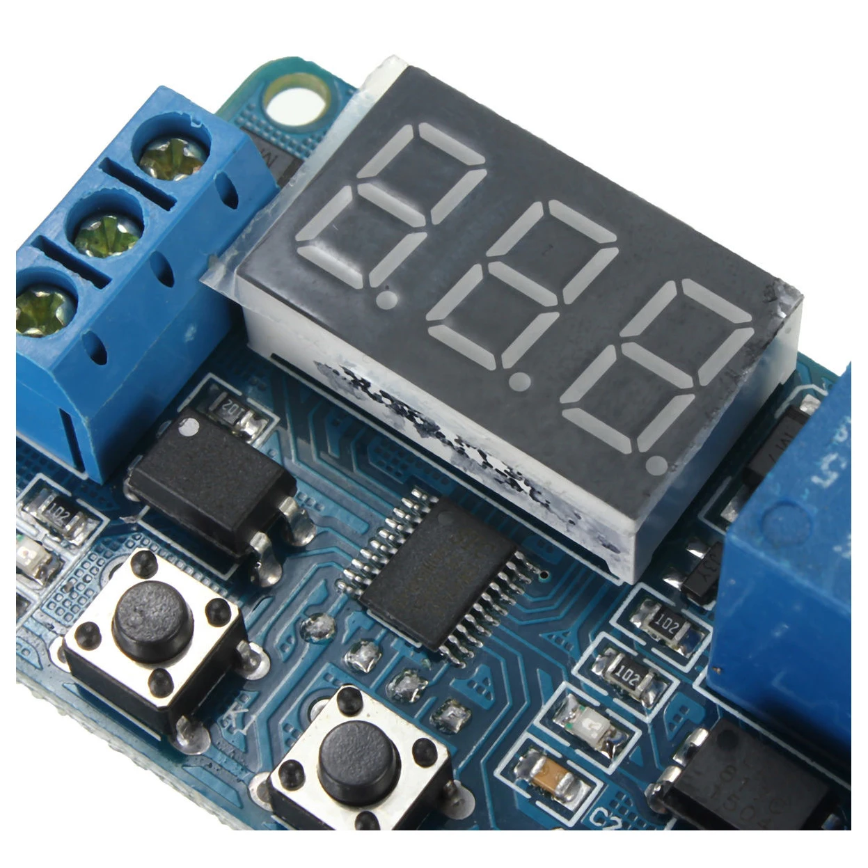 In stock Automation DC 12V LED Display Digital Delay Timer Control Switch Relay Module