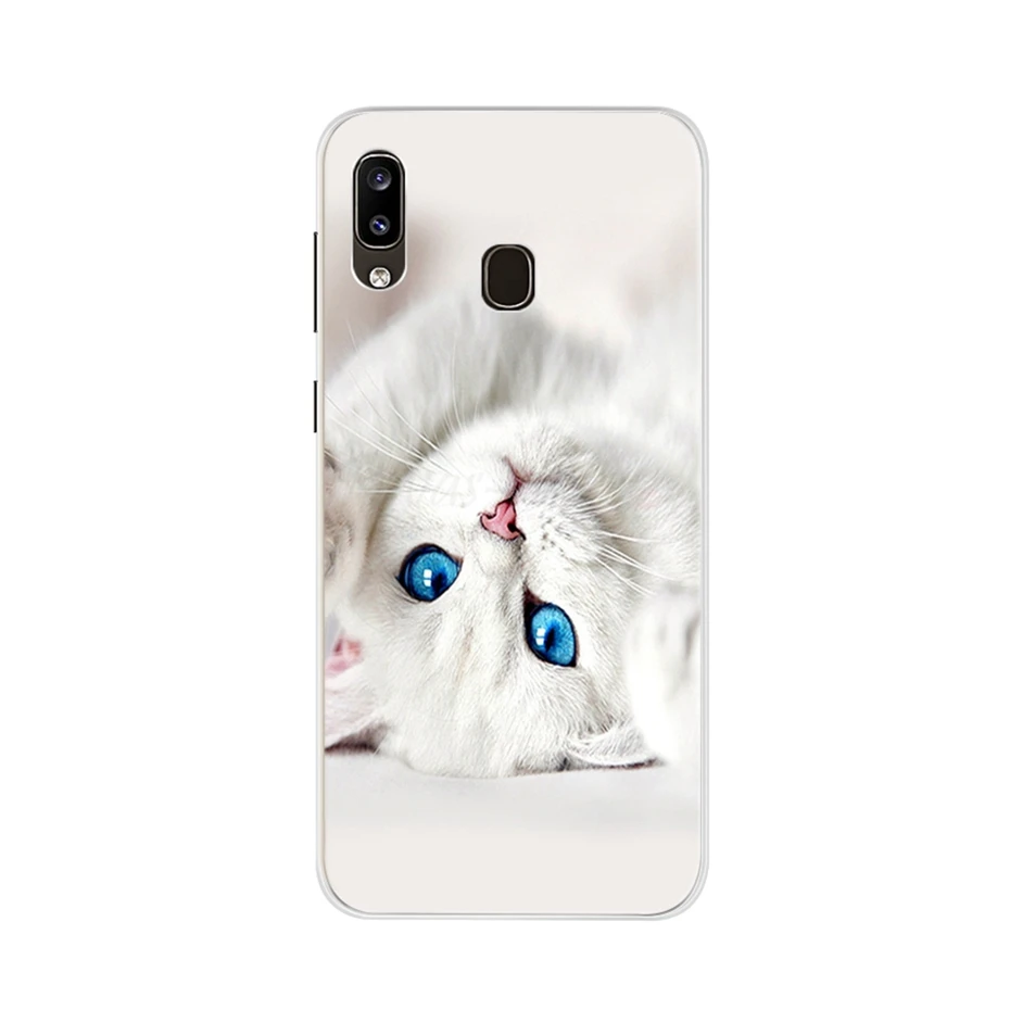 Case For Samsung Galaxy A30 Phone Case Samsung A30 Bumper Silicon Soft TPU Cover For Samsung A20 A 30 SM-A305F A305F Flower Case