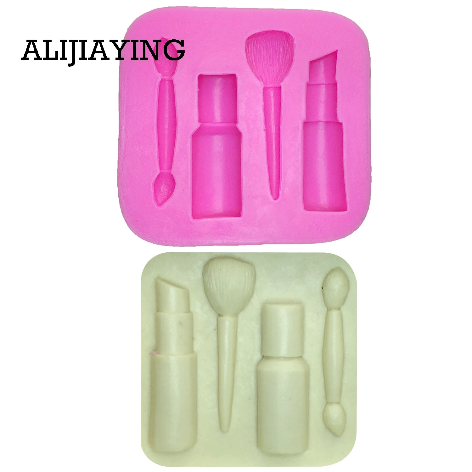 M0075 Makeup Tools Lipstick Silicone Mold Gumpaste Chocolate Candy Clay Molds Cupcake Fondant Cake Decorating Tools