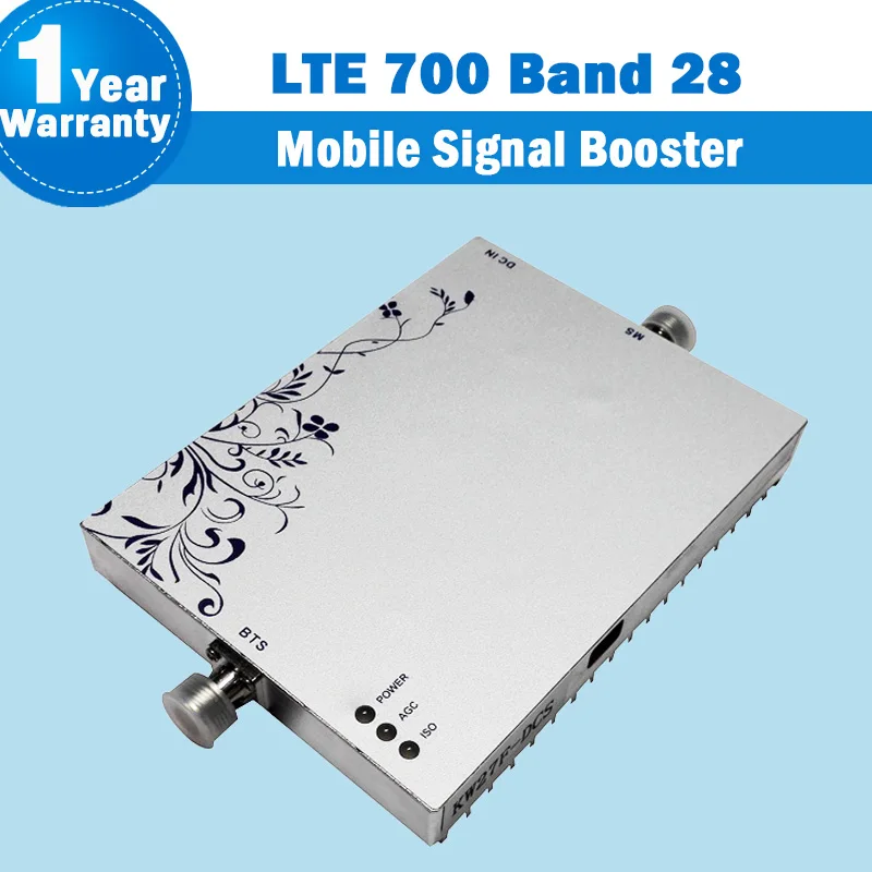 Nuevo Lintratek 4G lte 700 amplificador de señal de teléfono móvil banda 28 amplificador repetidor Brasil celular sinal LTE fdd 700MHz ALC/MGC S13