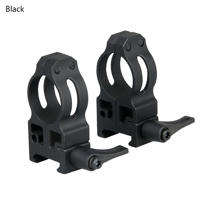 PPT Black Silver Color 32MM Center Height 304 Cast Steel 25.4MM Scope Mount Fit 21.2MM Picatinny Rail CL24-0148