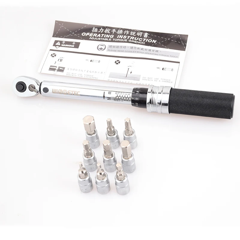 WESRETEC 1/4 Inch High Precision Wrench Torque Set 25Nm Preset Professional Mechanic Hand Bicycle Repair Tool