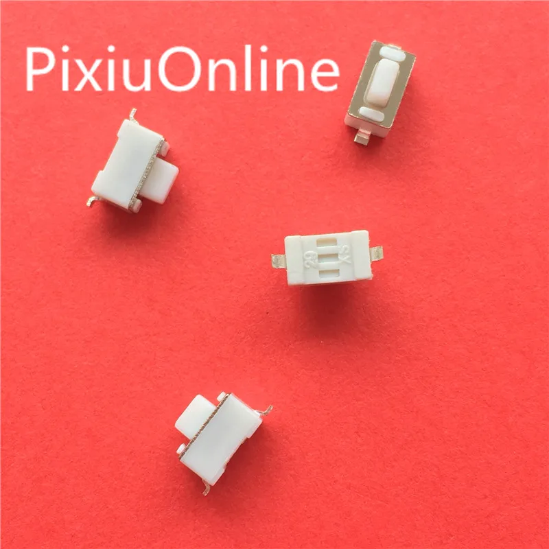 50pcs/bag YT2030b 3*6*5 5.0H White Touch Switch SMD Button 3*6*5mm Feet Mini Micro Switch a little press 2 two feet pin