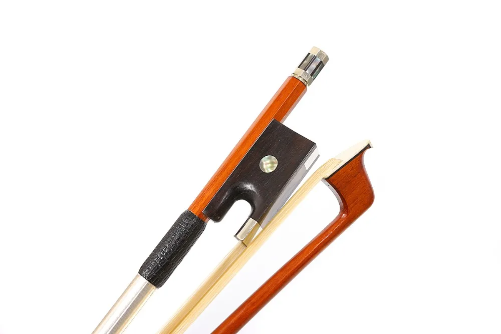 

Master Pernambuco Violin Bow 4/4 Size Ebony Frog Fast response great performance