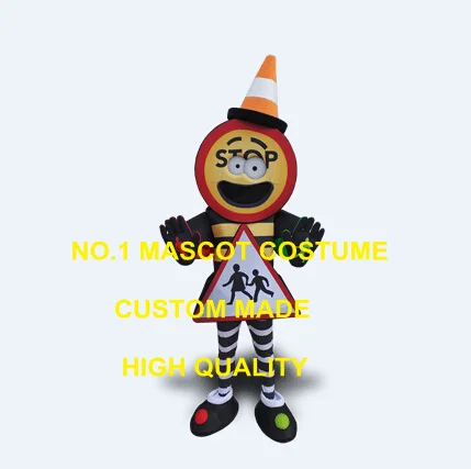 

ROAD SAFETY AWARENESS MASCOT COSTUMES adult custom cartoon character mascotte fancy dress suit kits for carnival 1926