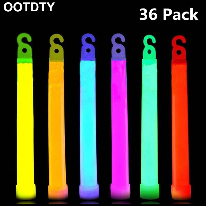 36 Ultra Bright Glow Sticks Plus - Bulk Pack Industrial Grade - 6 Inch Waterproof Glow Stick - 12 Hour Duration - Bend, Shake