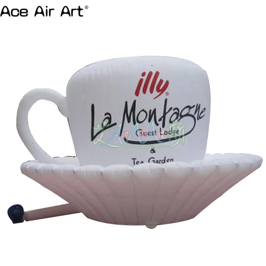 

New Design Simulated Inflatable Replica Teacup/Coffee Cup with Own Logos