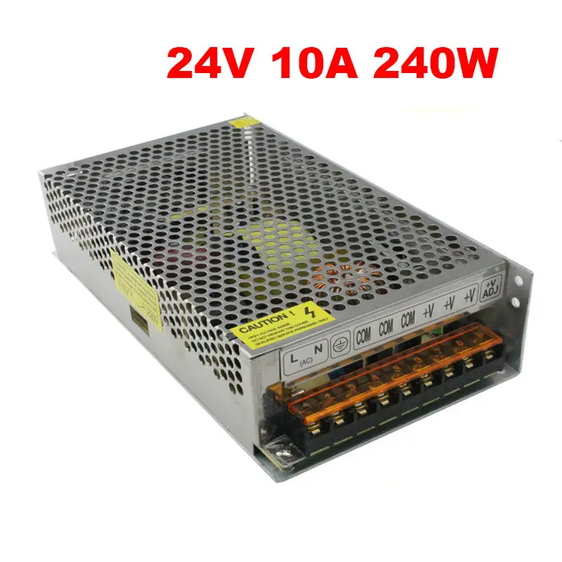 

24v 240w switching power supply 24 volt 24v 10a 240w led driver dc24v,Aluminum 110V 220V to 24V light transformer for led strip