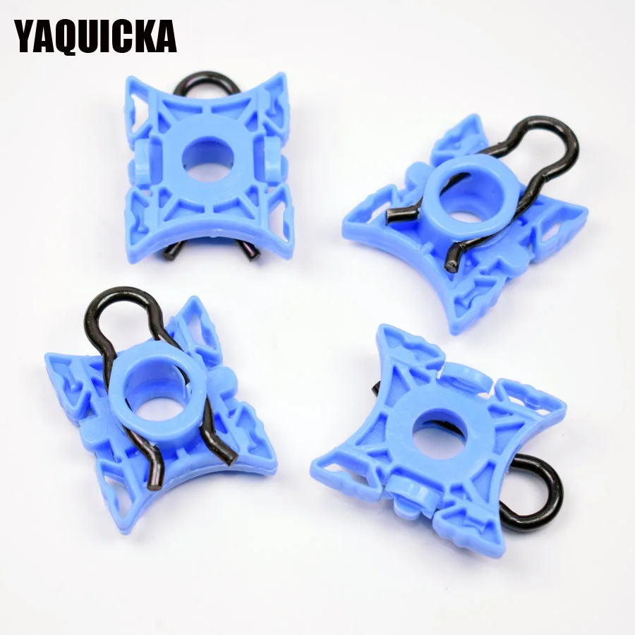 YAQUICKA 4Pcs Window Lift Sliding Pivot Regulator Clip Fastener 51321938884 For BMW E32 E34 E36 Auto Car Accessory