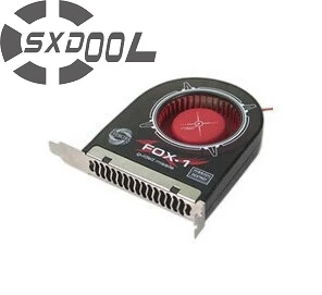 1PCS EVERCOOL FOX-1 PC Computer Chassis Case Heat Sink PCI Cooler Cooling Fan Radiator Blower 2200RPM 2Pin IDE Molex Power